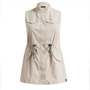 Torrid Happy Camper Performance Wear Vest in Beige Size 1